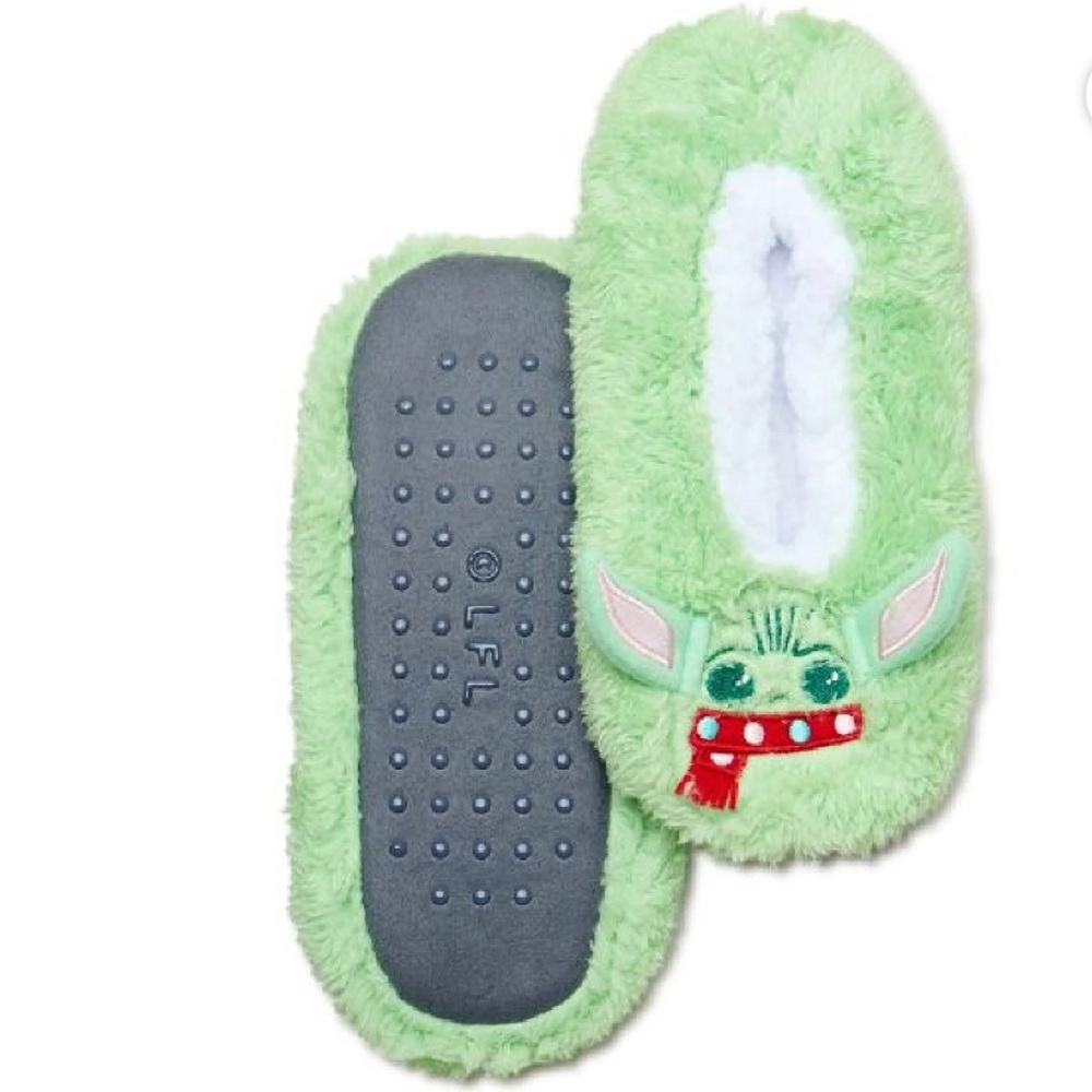 NWT (2 Pair Available) Star Wars The Mandalorian, Holiday Women's Slipper Socks